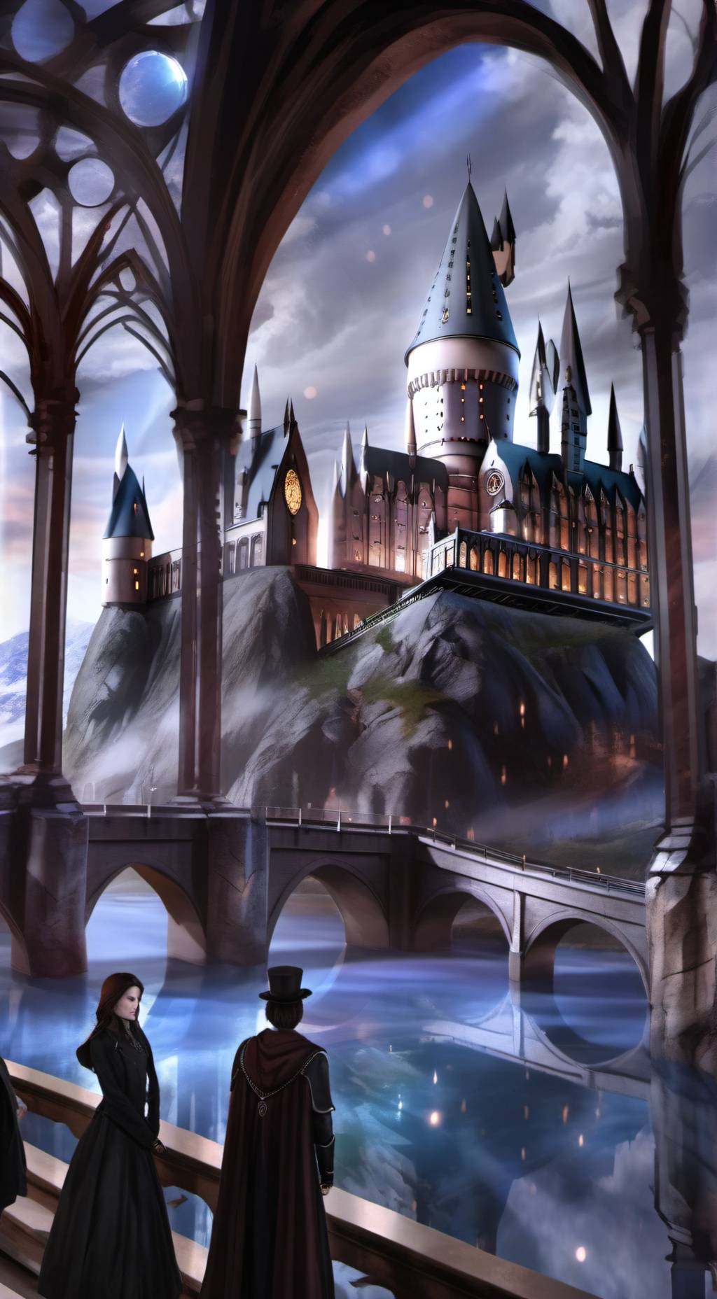 ai character: Slytherins! background