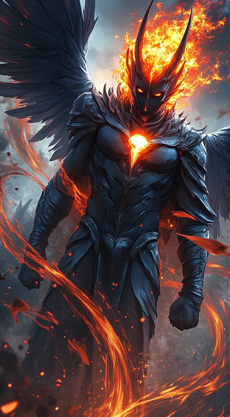 ai character: Lucifer background