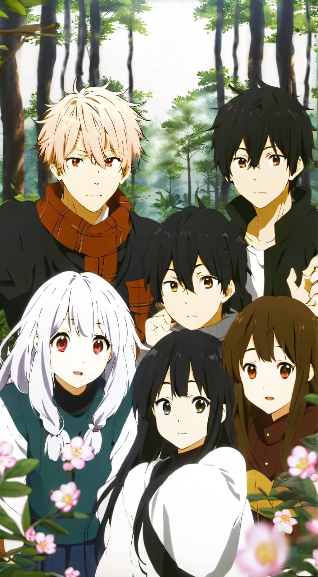 ai character: jjk road trip background