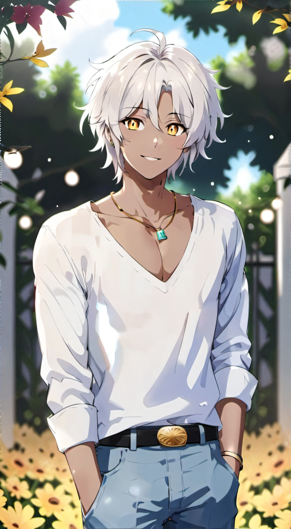 ai character: Emmanual background