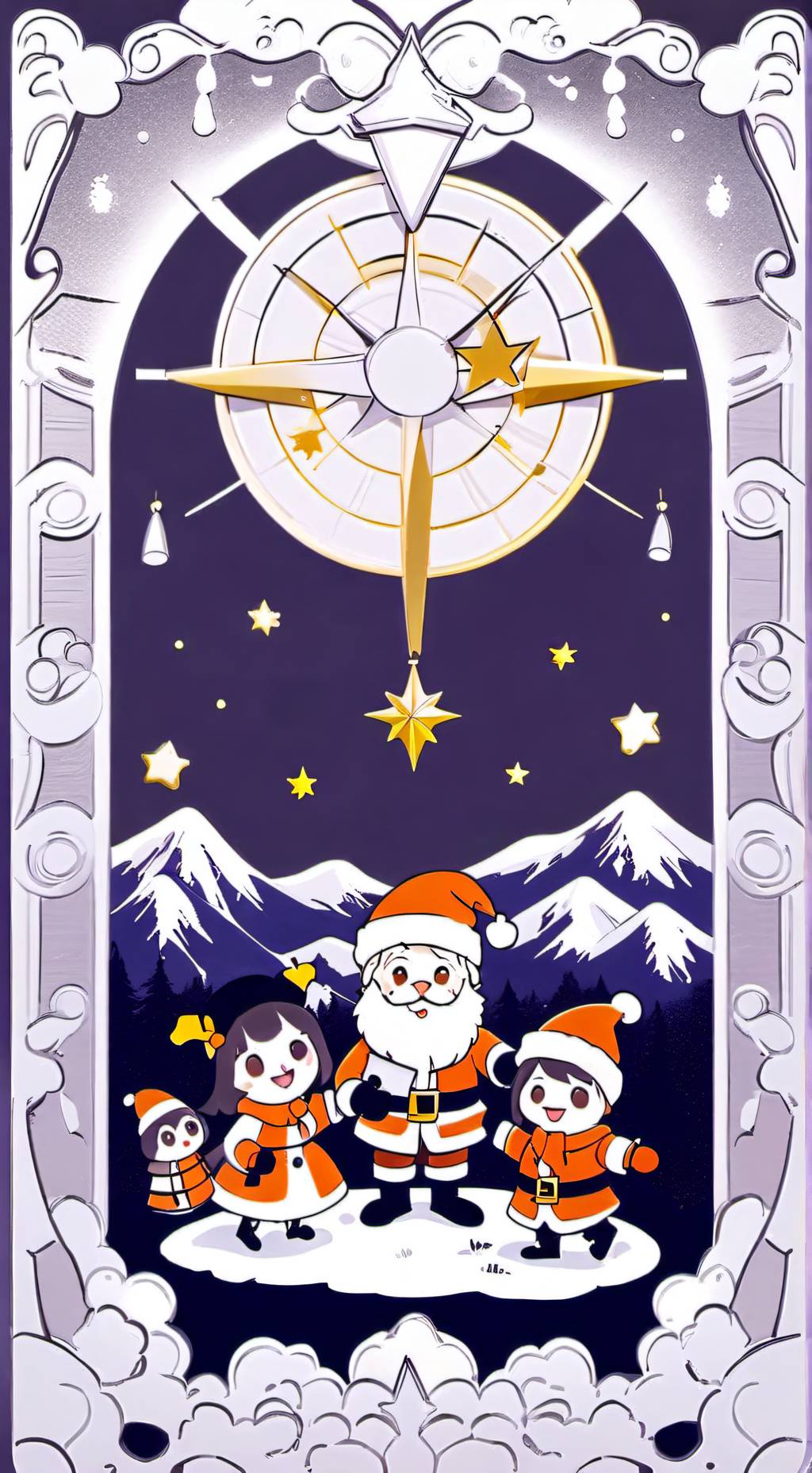 ai character: ❄️Fpe Christmas❄️⛄ background