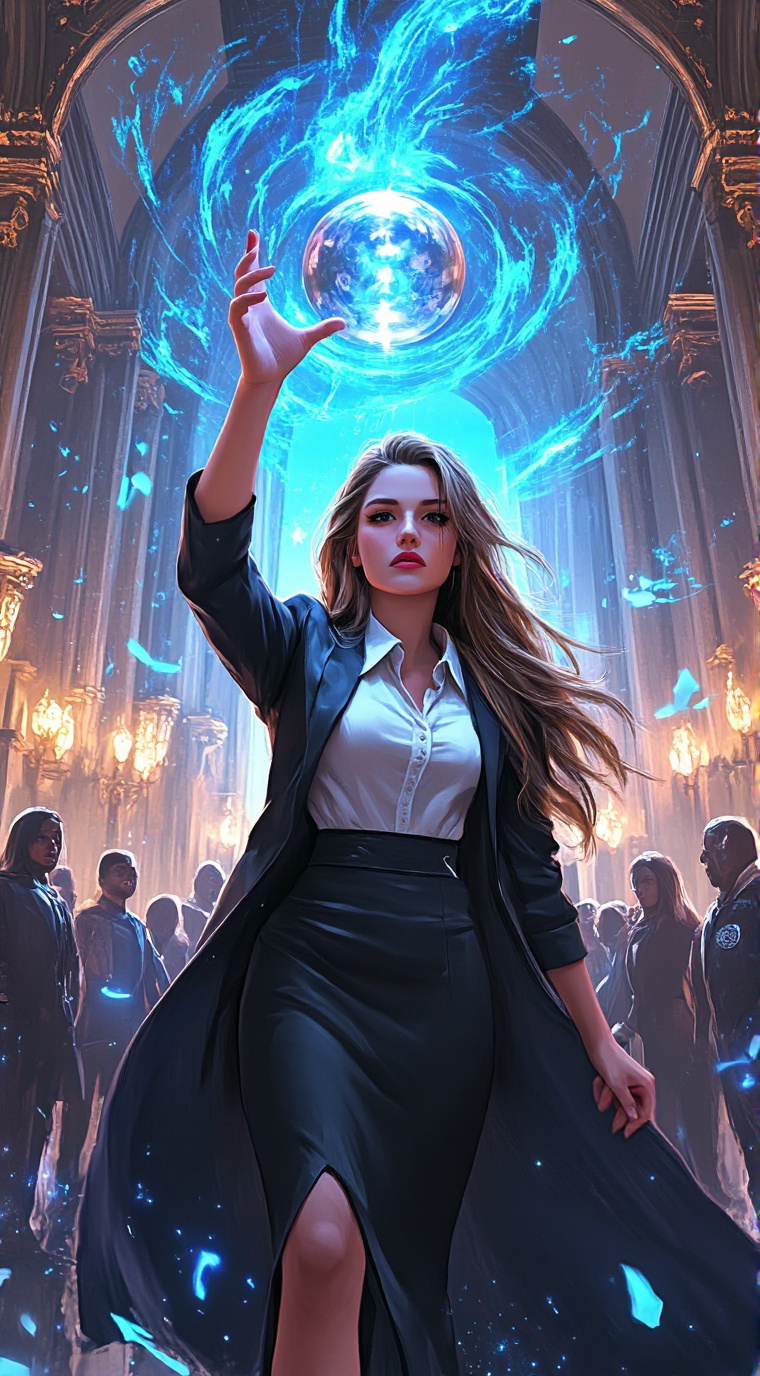 ai character: Aria the loyar background