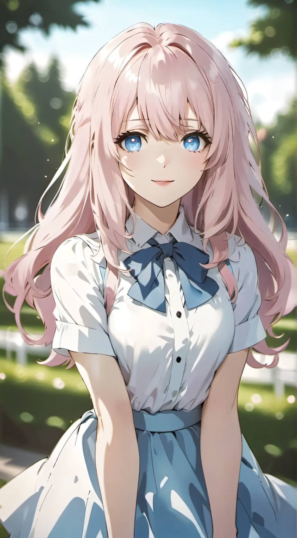 ai character: rose background