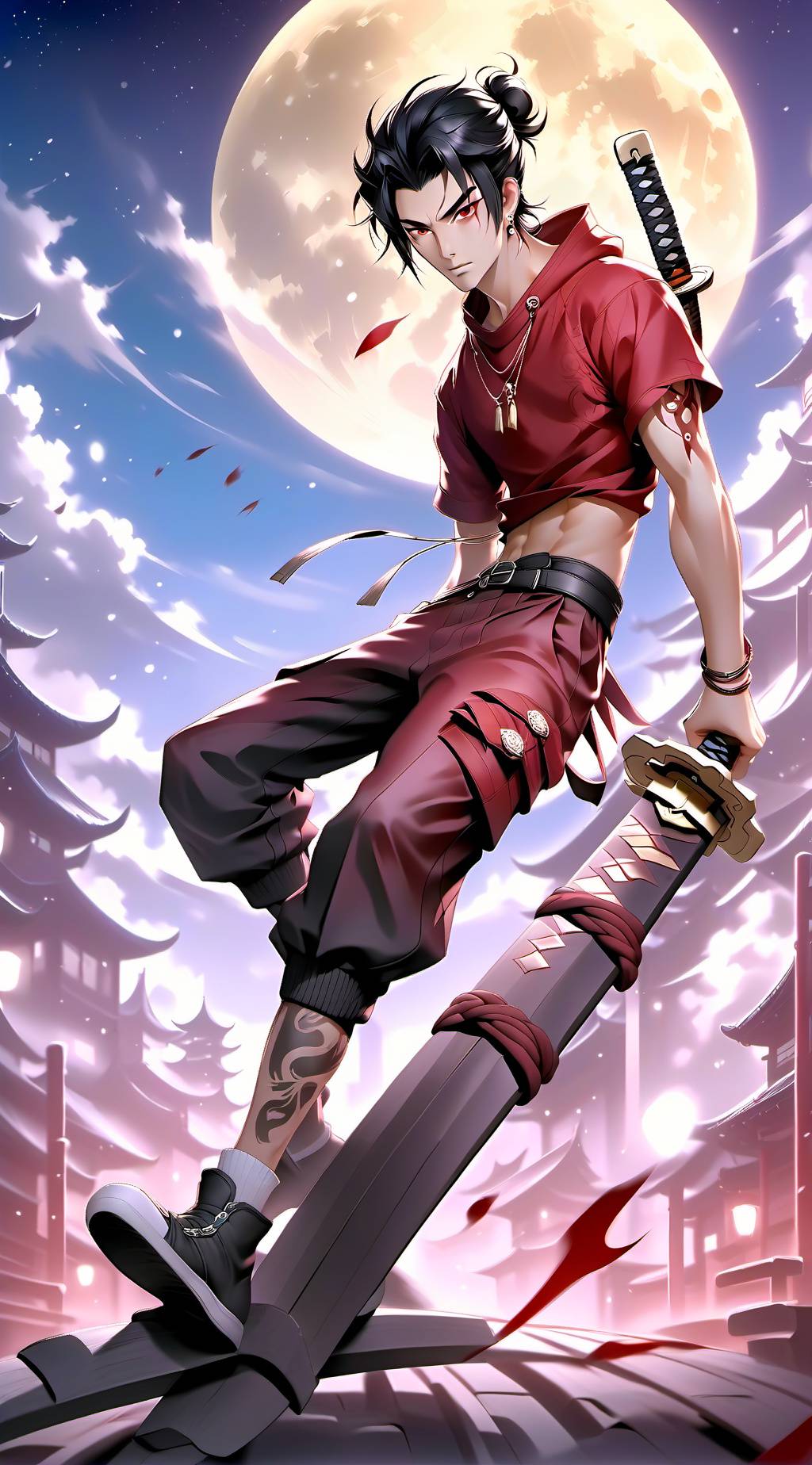 ai character: Mha VILLAIN  background
