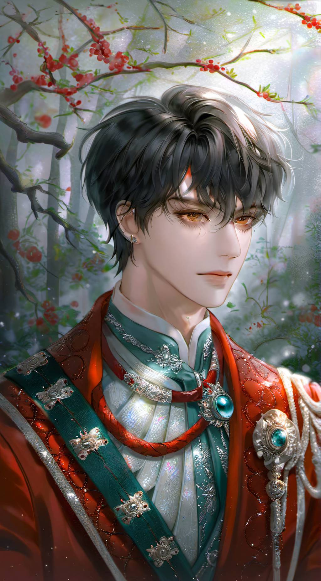 ai character: Ash  background