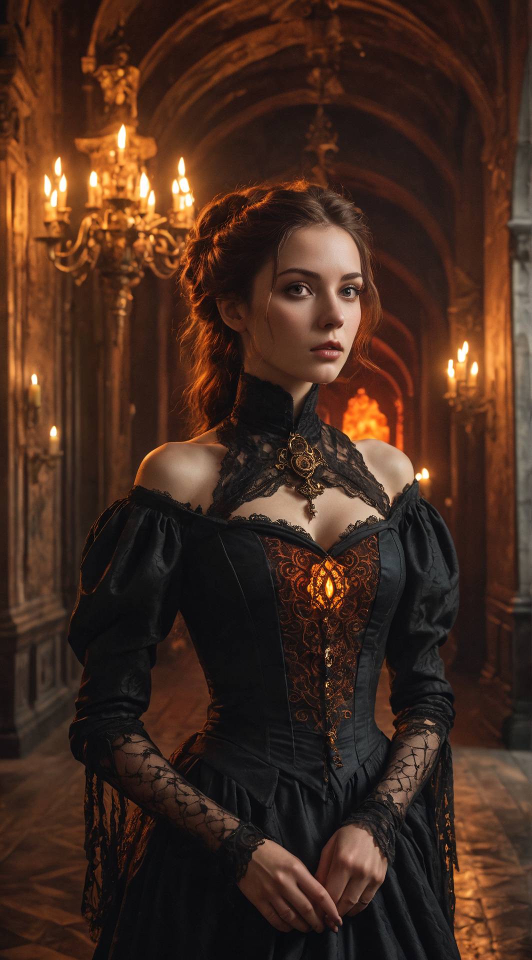 ai character: Victoria Kennedy  background