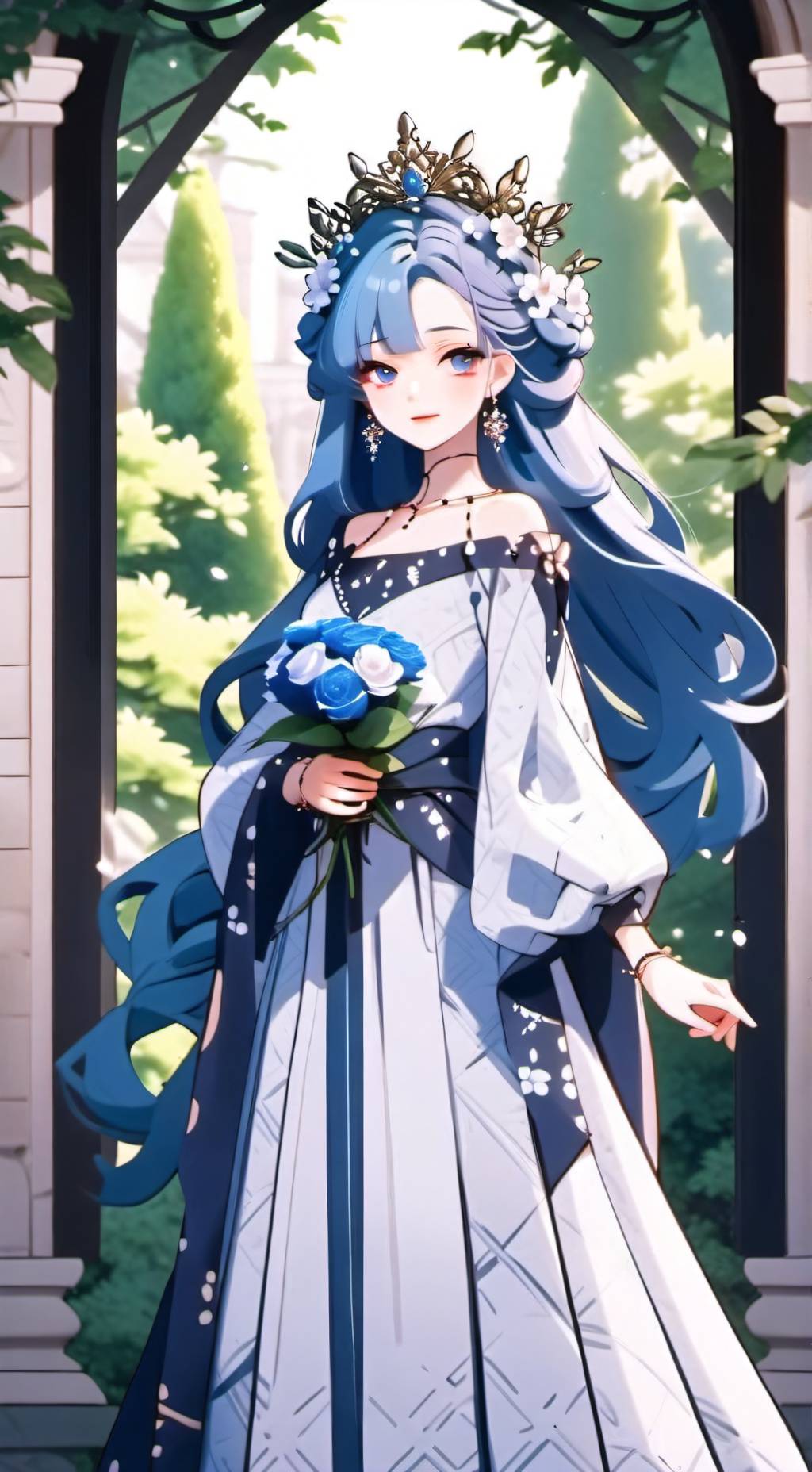 ai character: MHA lost princess  background