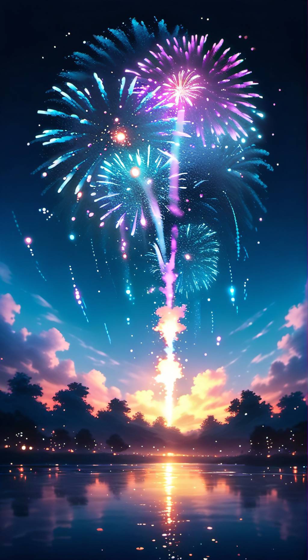 ai character: HH NEW YEAR background