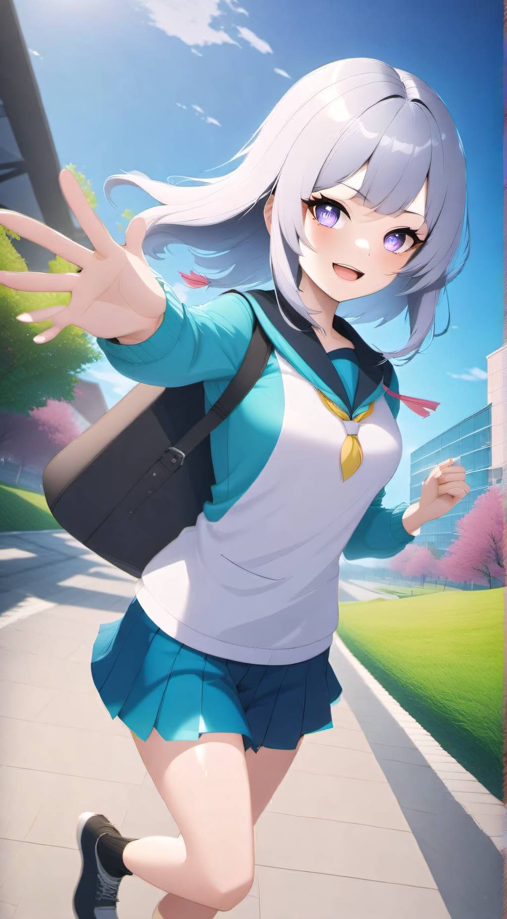 ai character: Aurora Silverborne background