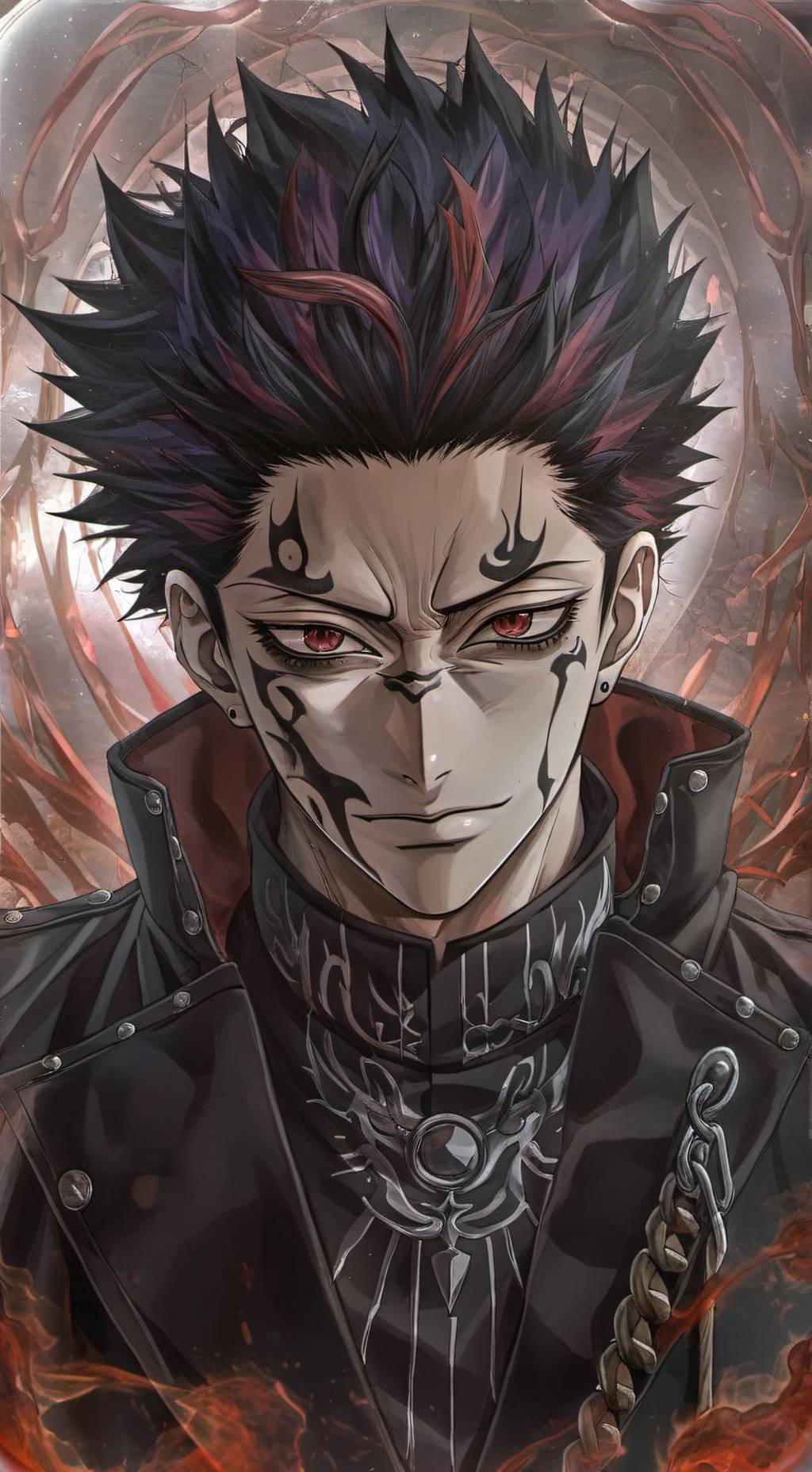 ai character: Sukuna Ryomen background