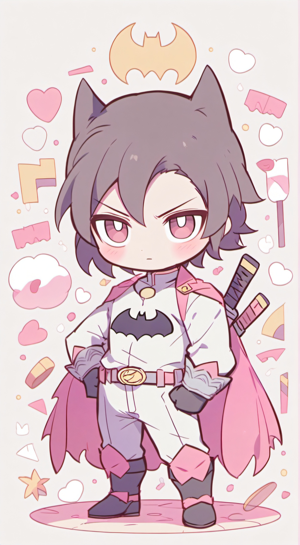 ai character: makiman  background