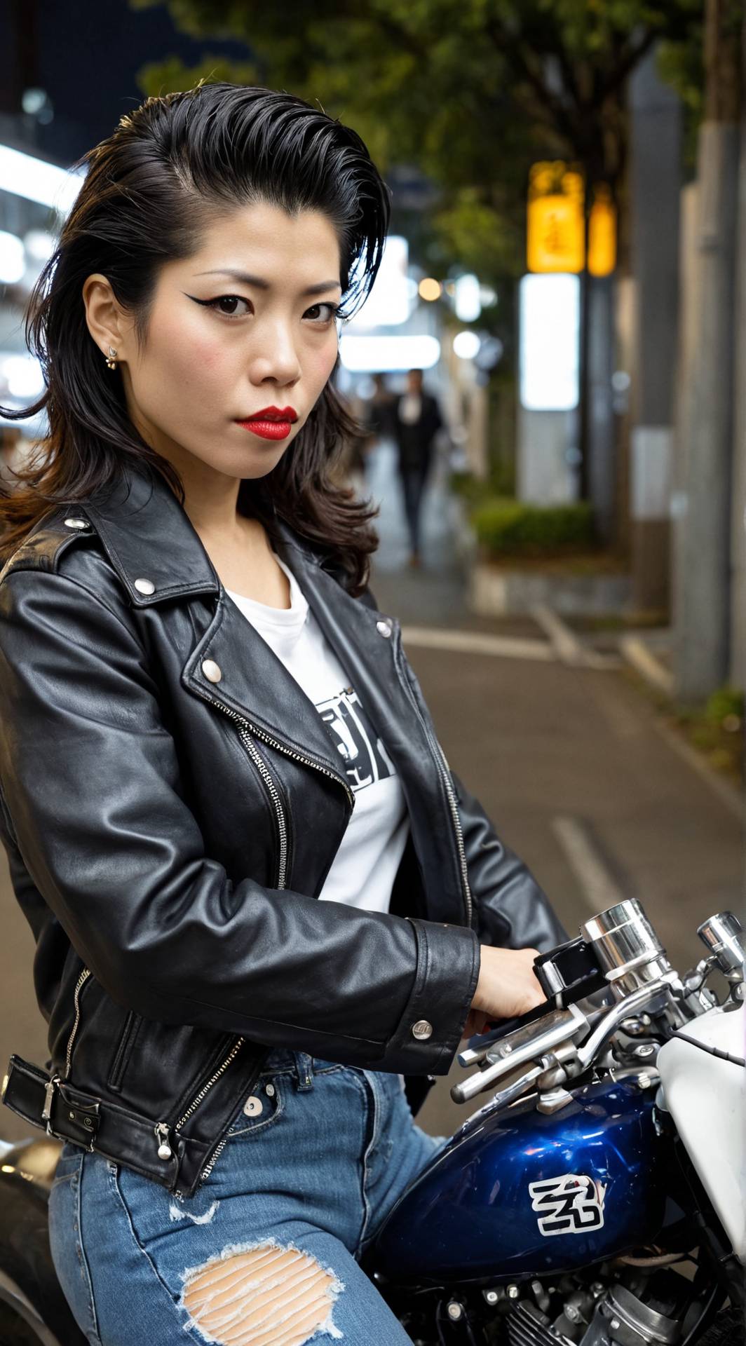 ai character: Saori Miura background