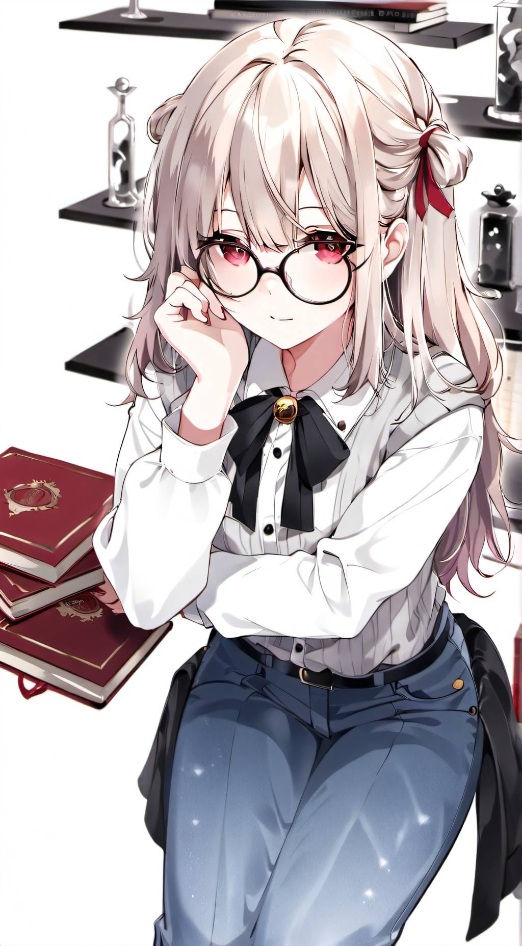 ai character: Ashley background
