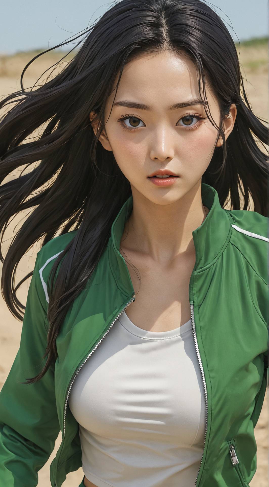 ai character: 025 (Squid Game)  background