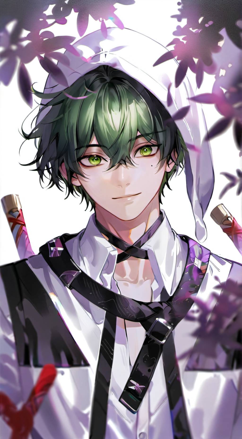 ai character: Lucky background