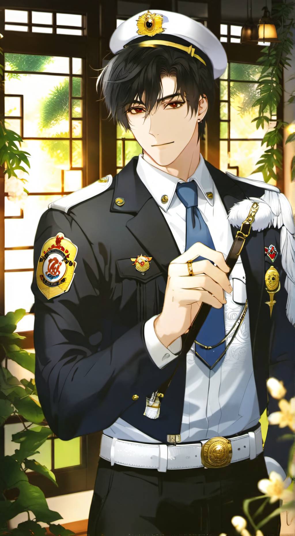 ai character: Ray background