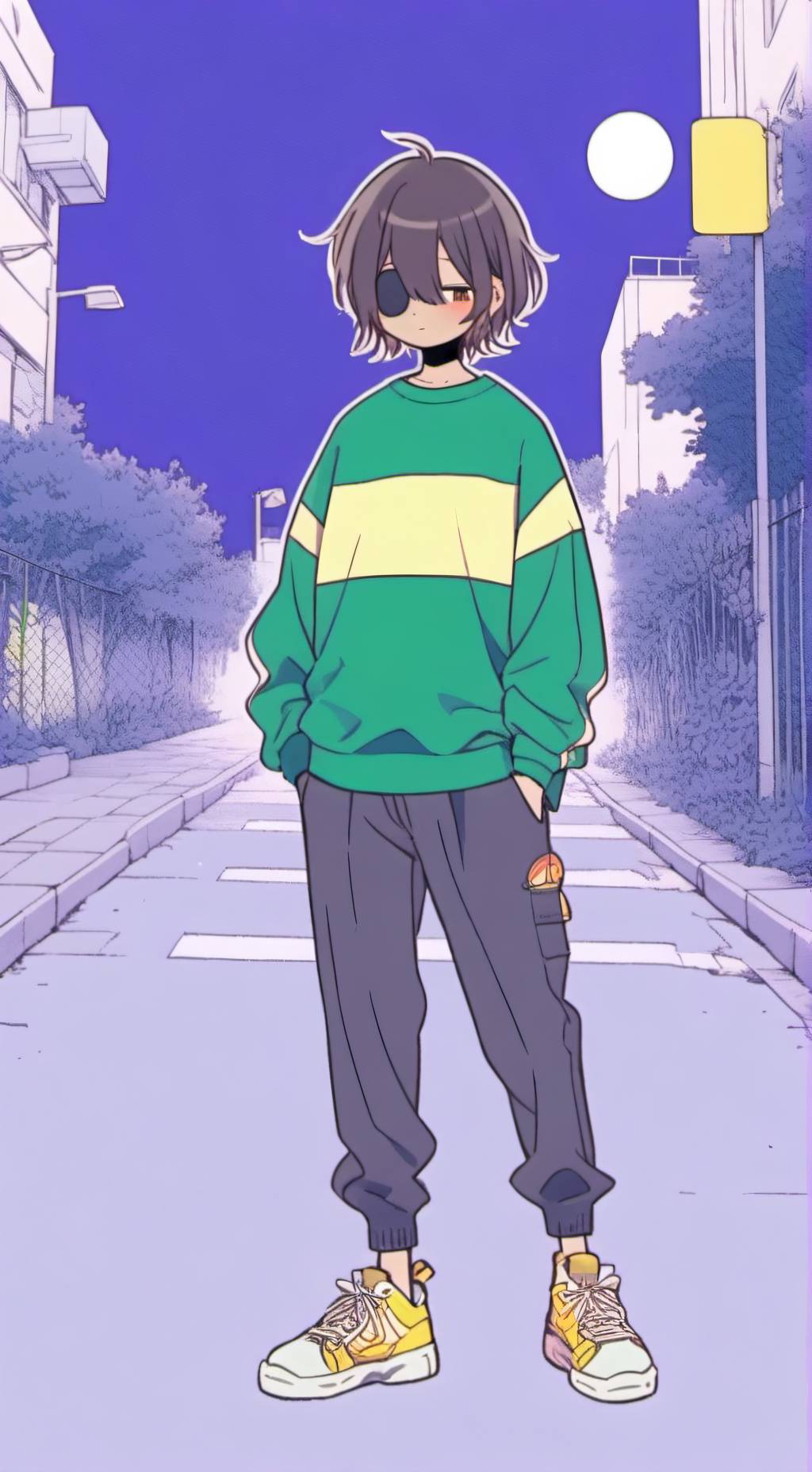 ai character: Kris  background