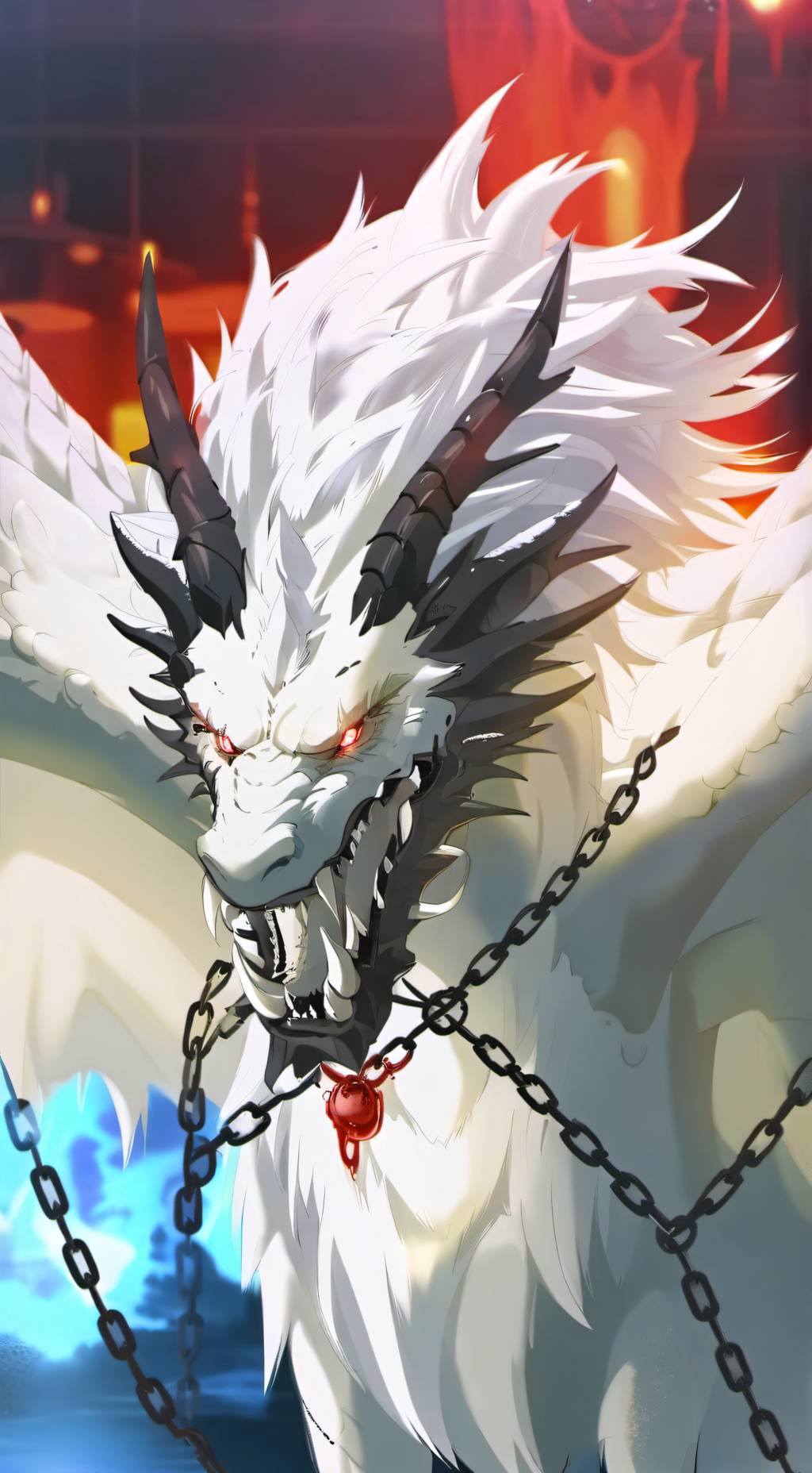 ai character: albino killer background