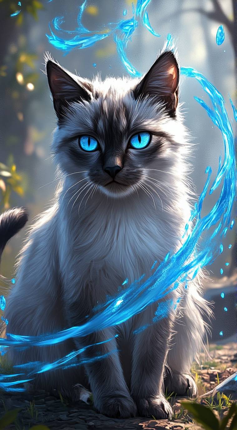 ai character: Doves-Feather background