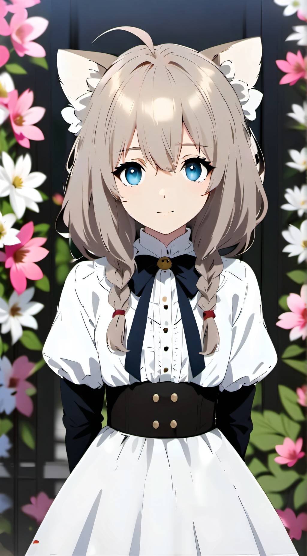 ai character: anna Elise amber  background