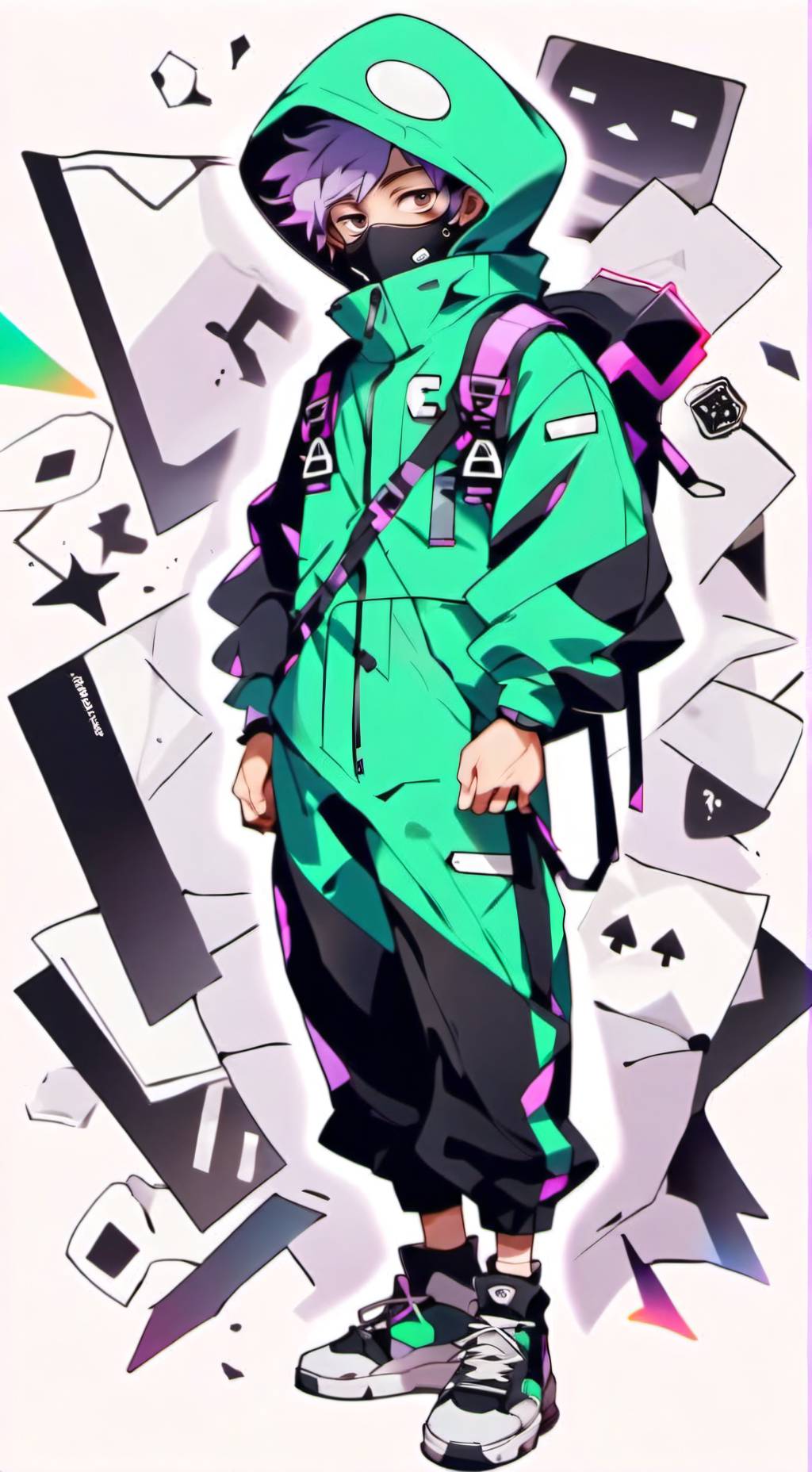 ai character: Thanos(Squid game) background
