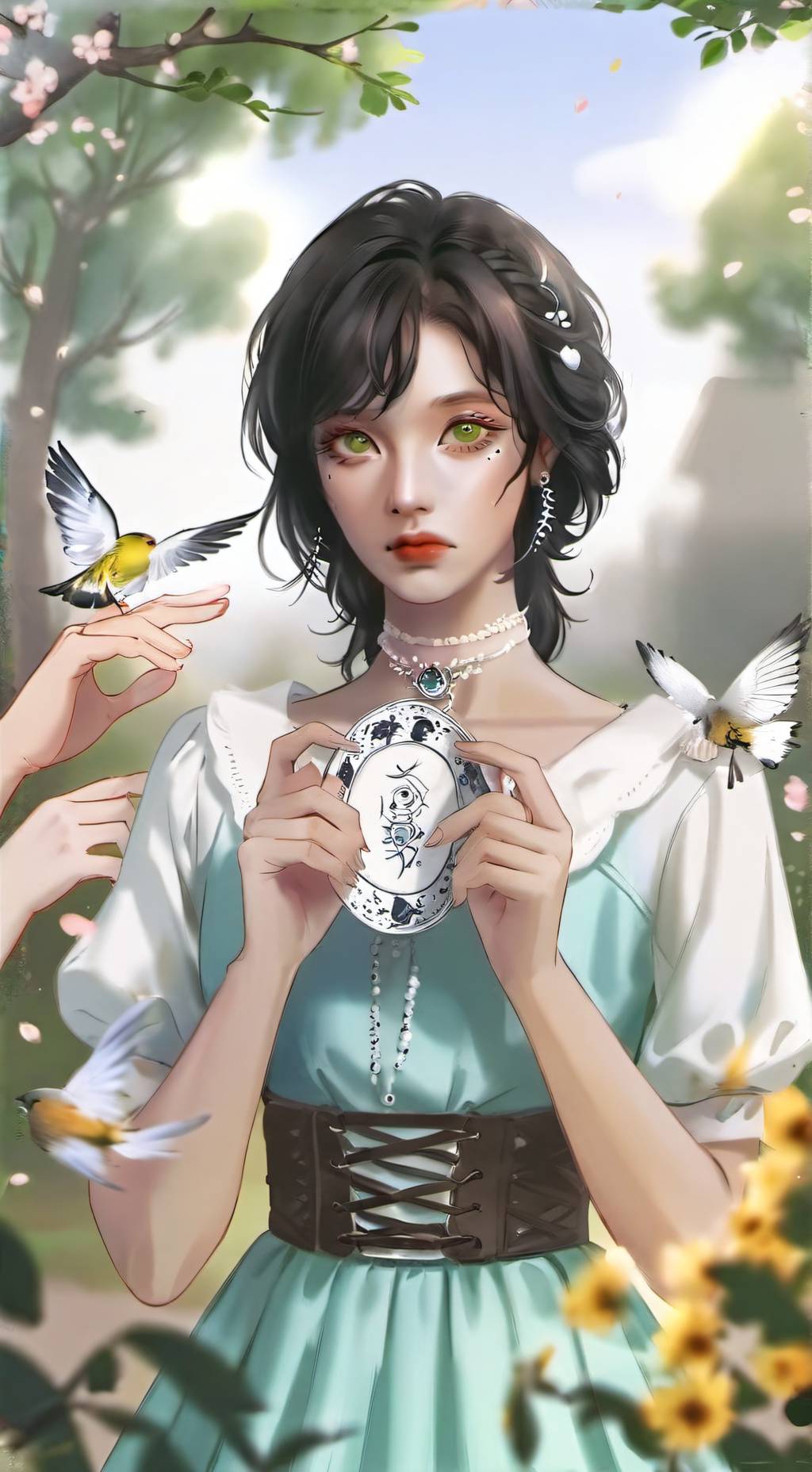 ai character: maisonlein background