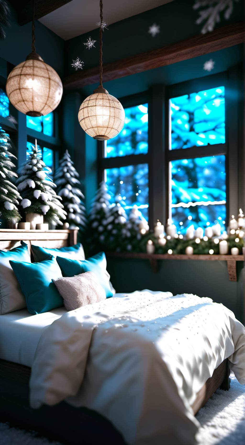 ai character: Room of Winter background