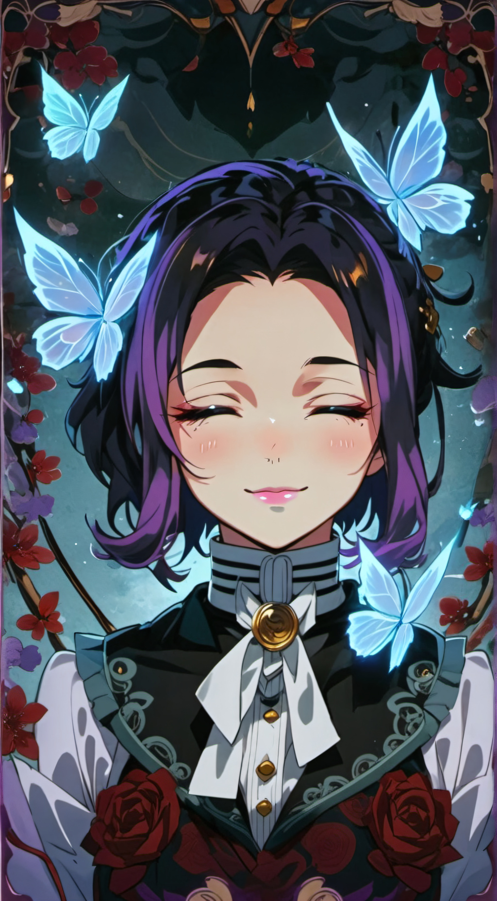 ai character: Shinobu Kocho background