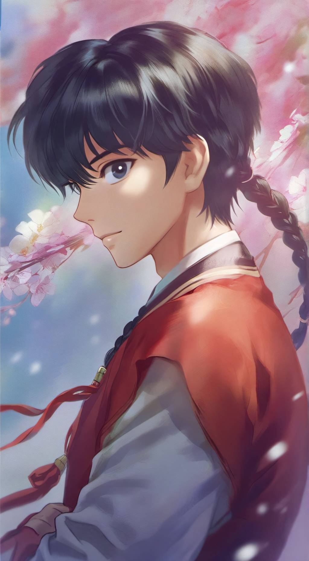 ai character: Ranma Saotome background