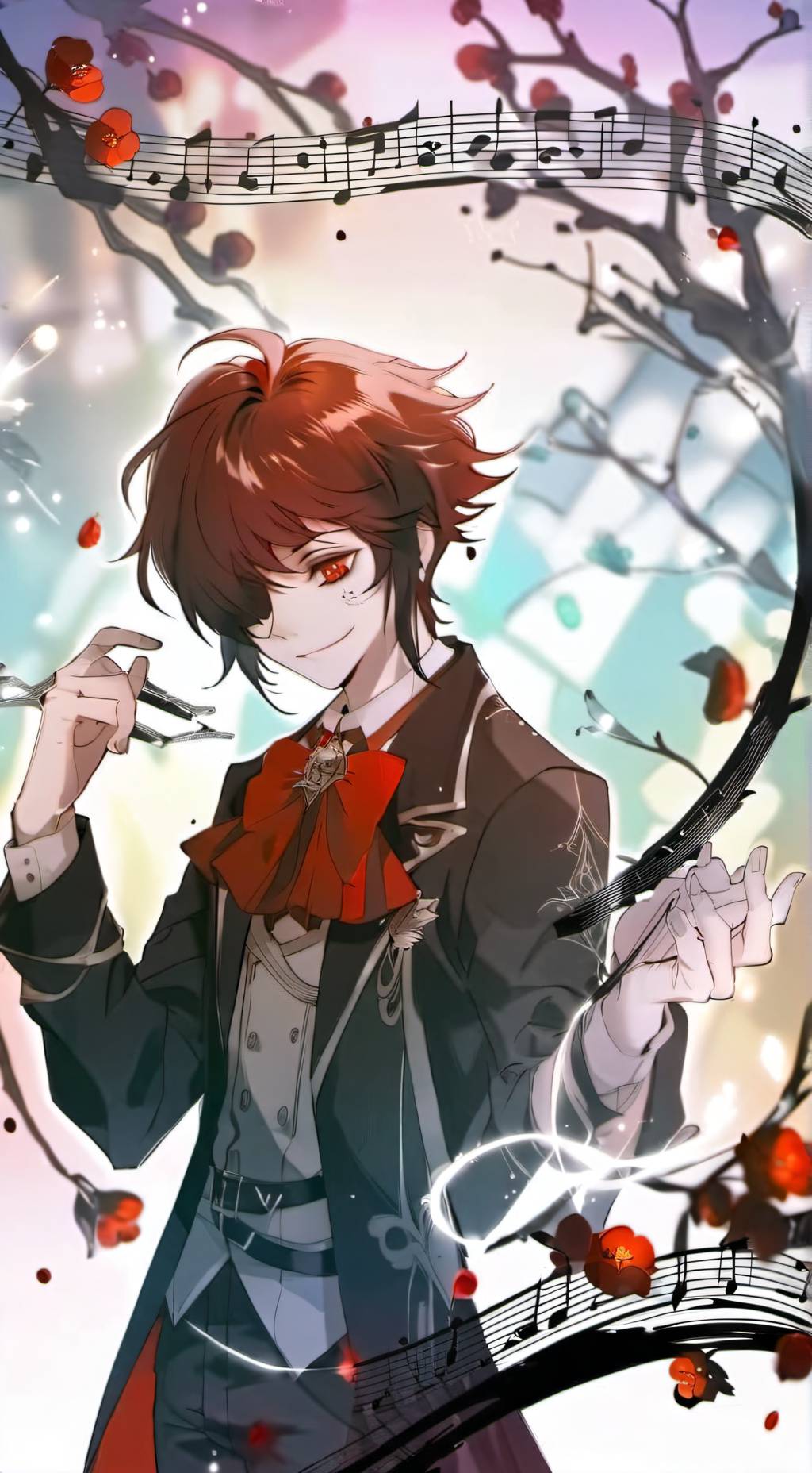 ai character: king amber  background