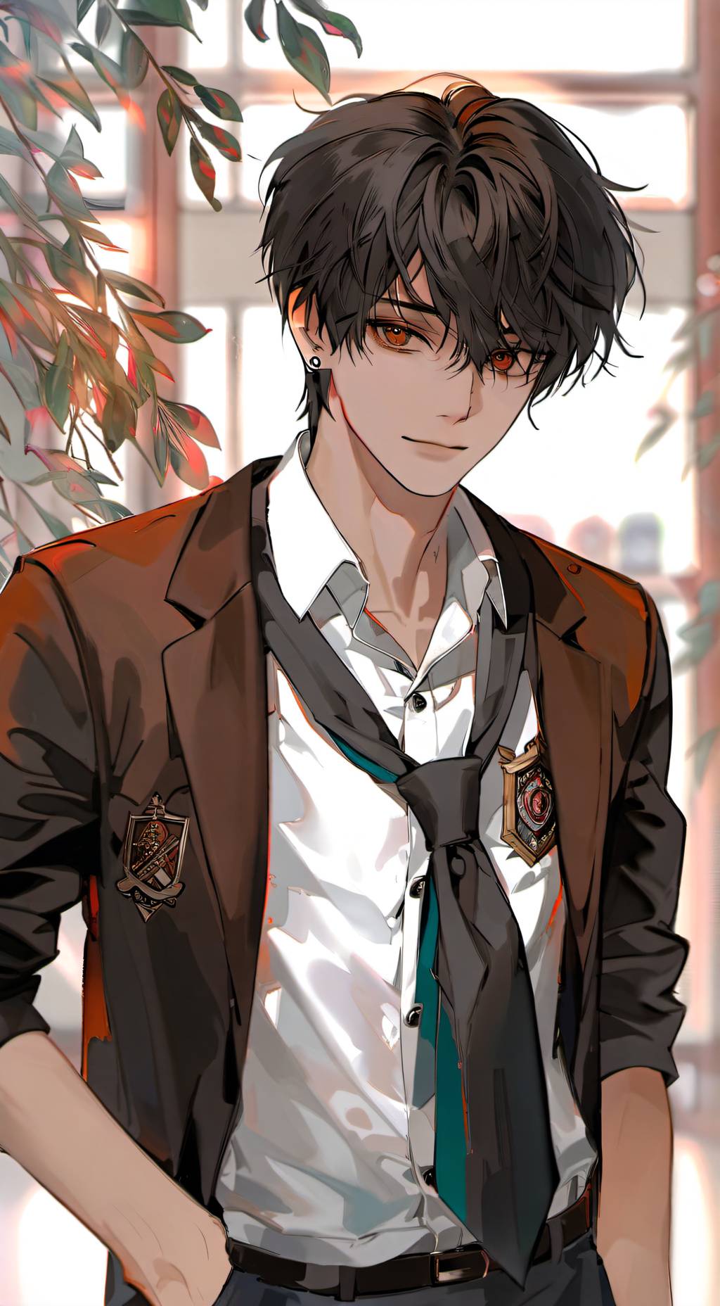 ai character: 🖤Mâŕçø🖤 background