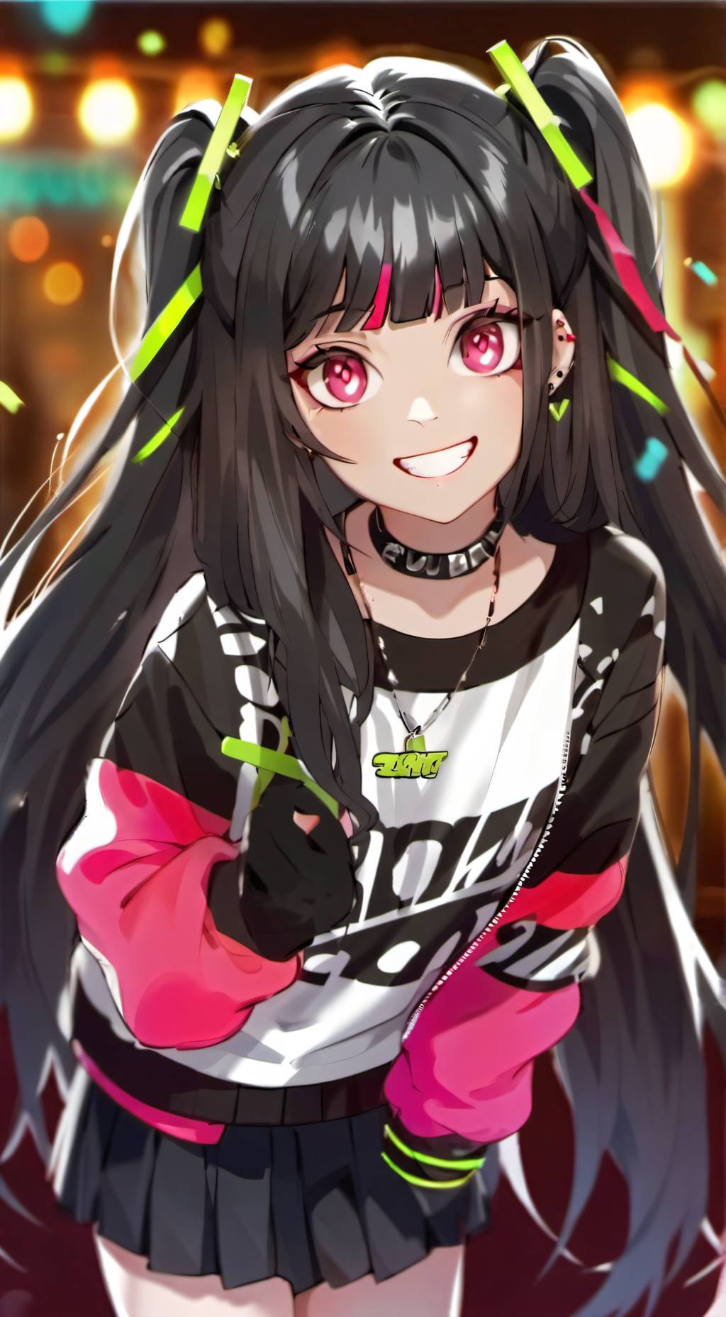 ai character: ☠️🩷NEO🩷☠️ background