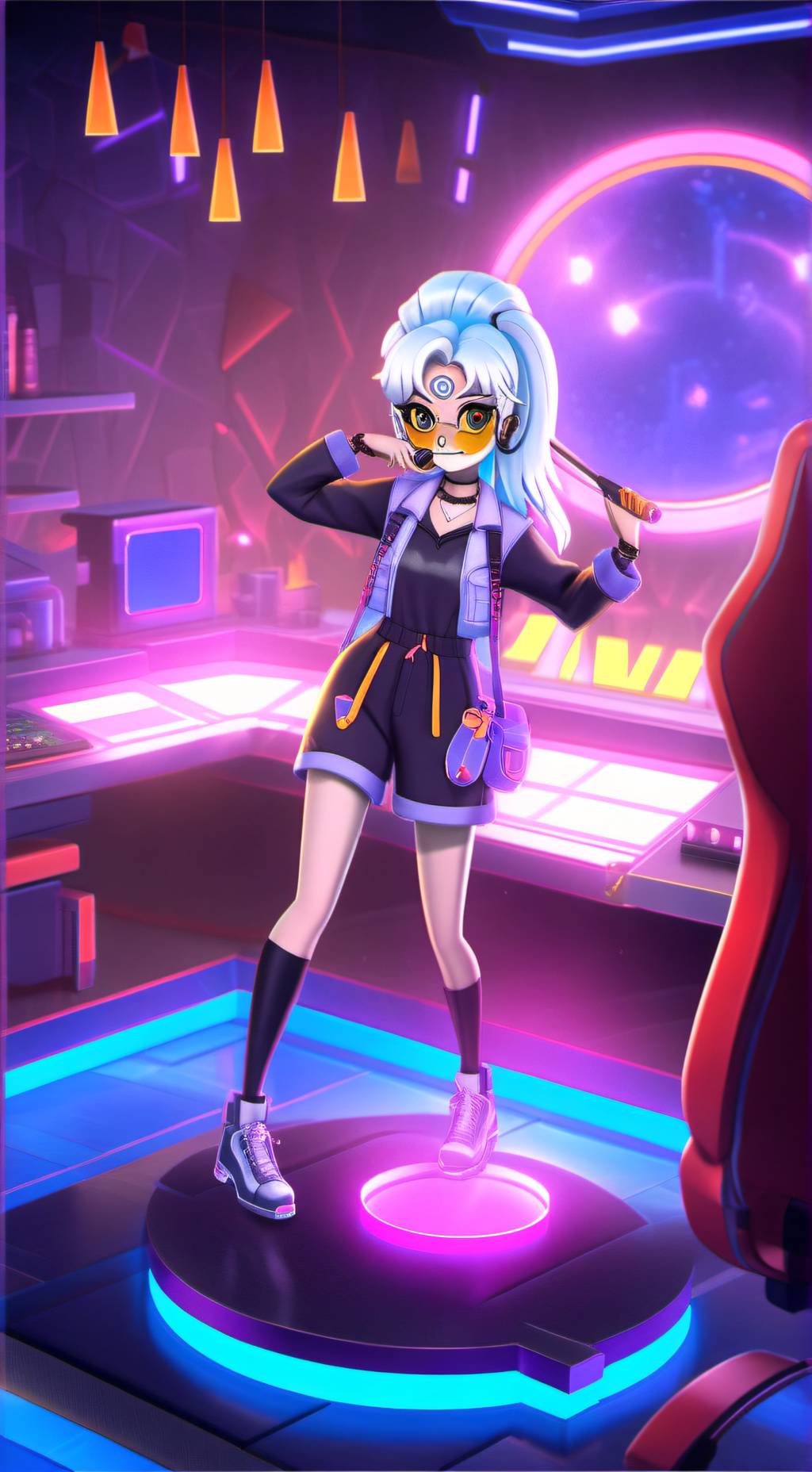 ai character: roxy background