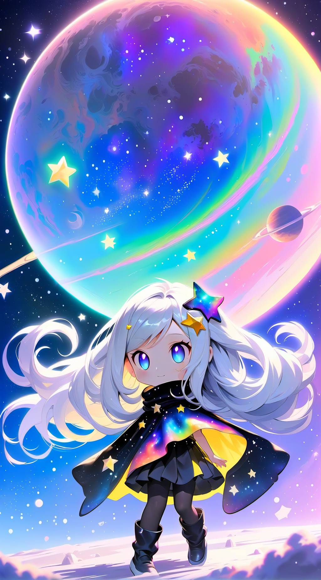 ai character: Galaxy 🌌✨🌟💫⭐ background