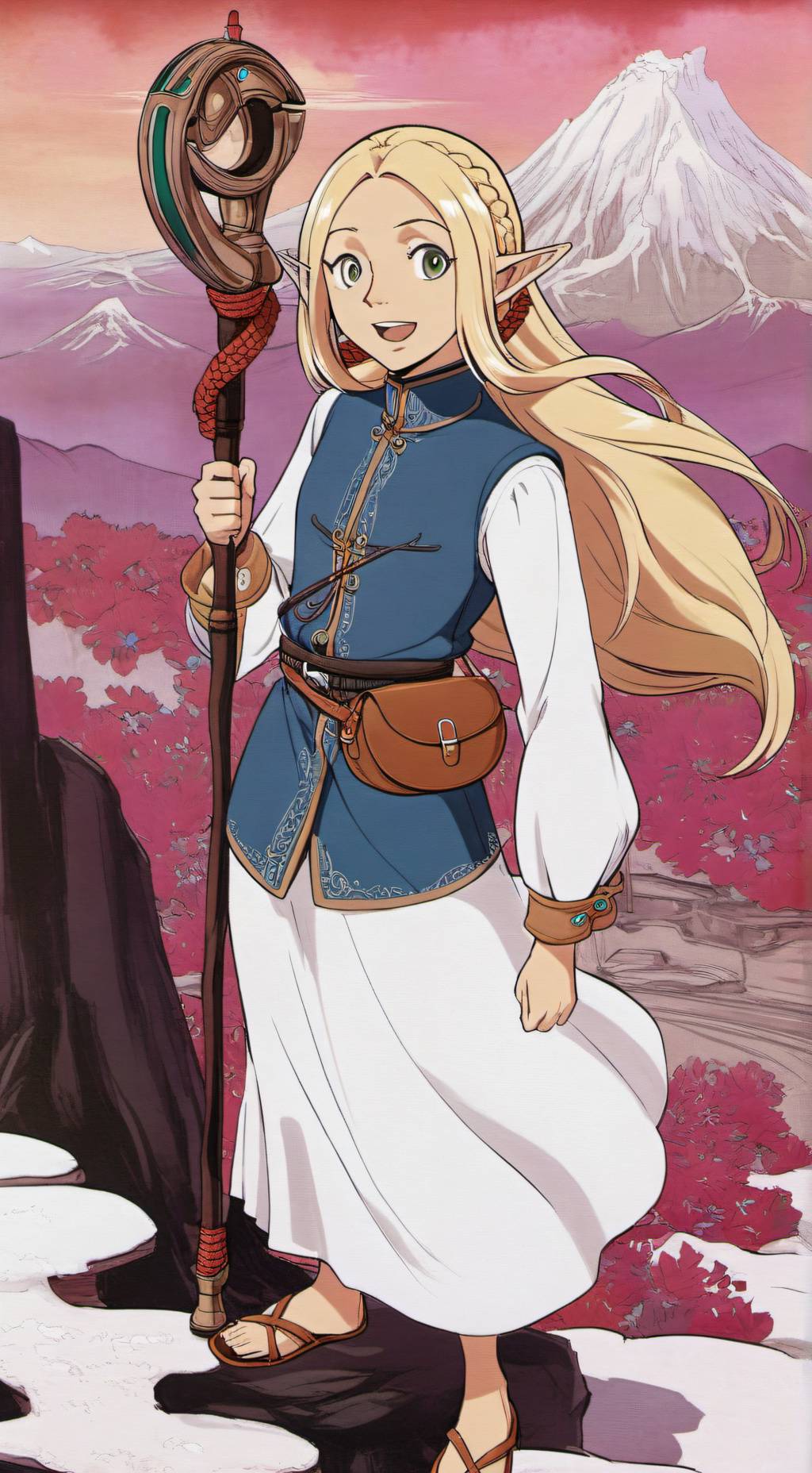 ai character: Marcille background
