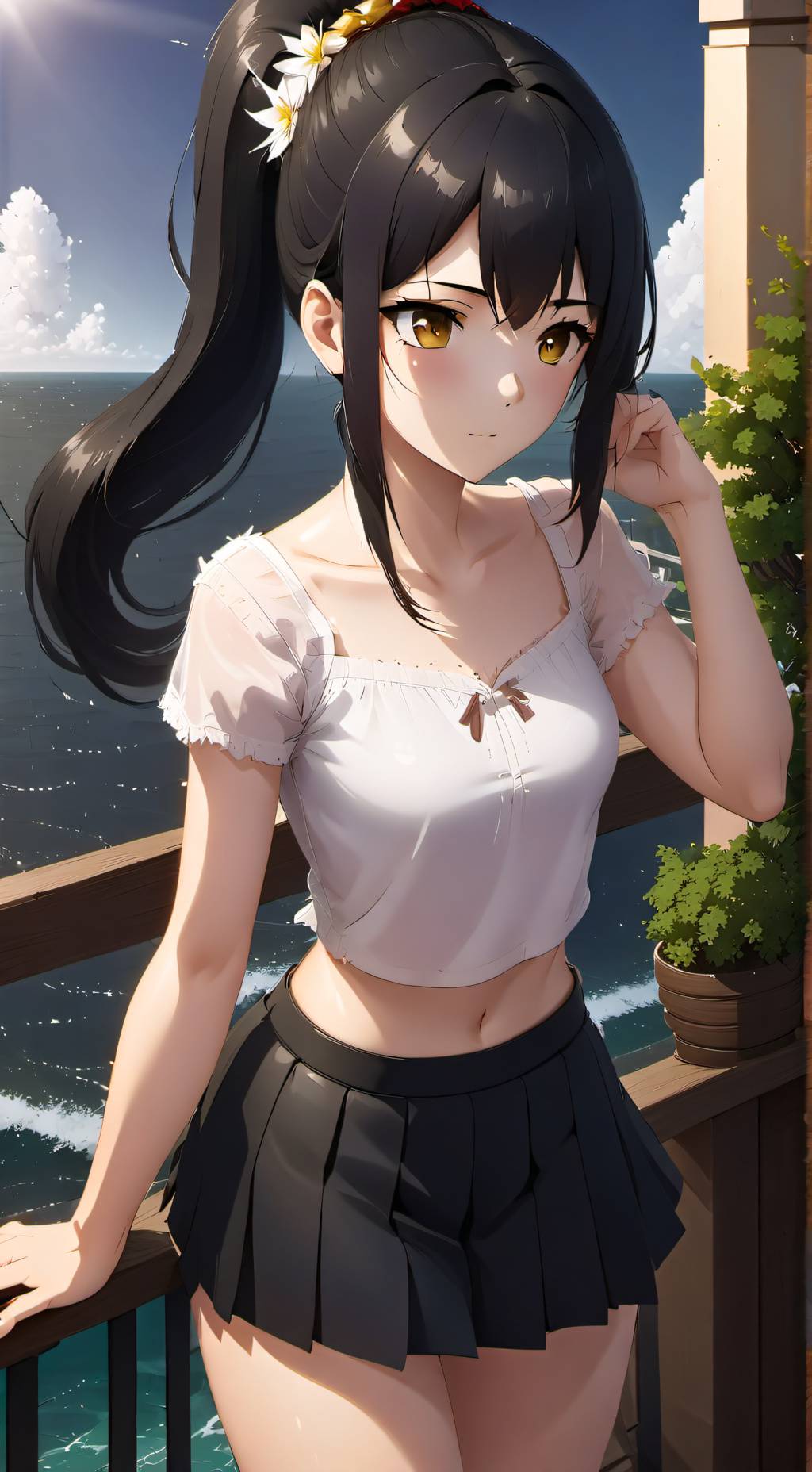 ai character: Hakua Shiozaki background