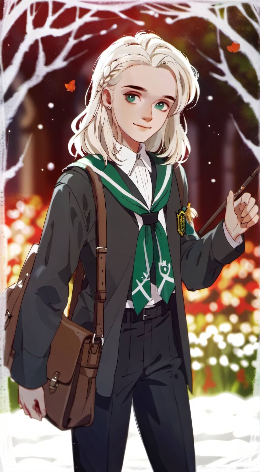 ai character: Hogwarts✌️ background