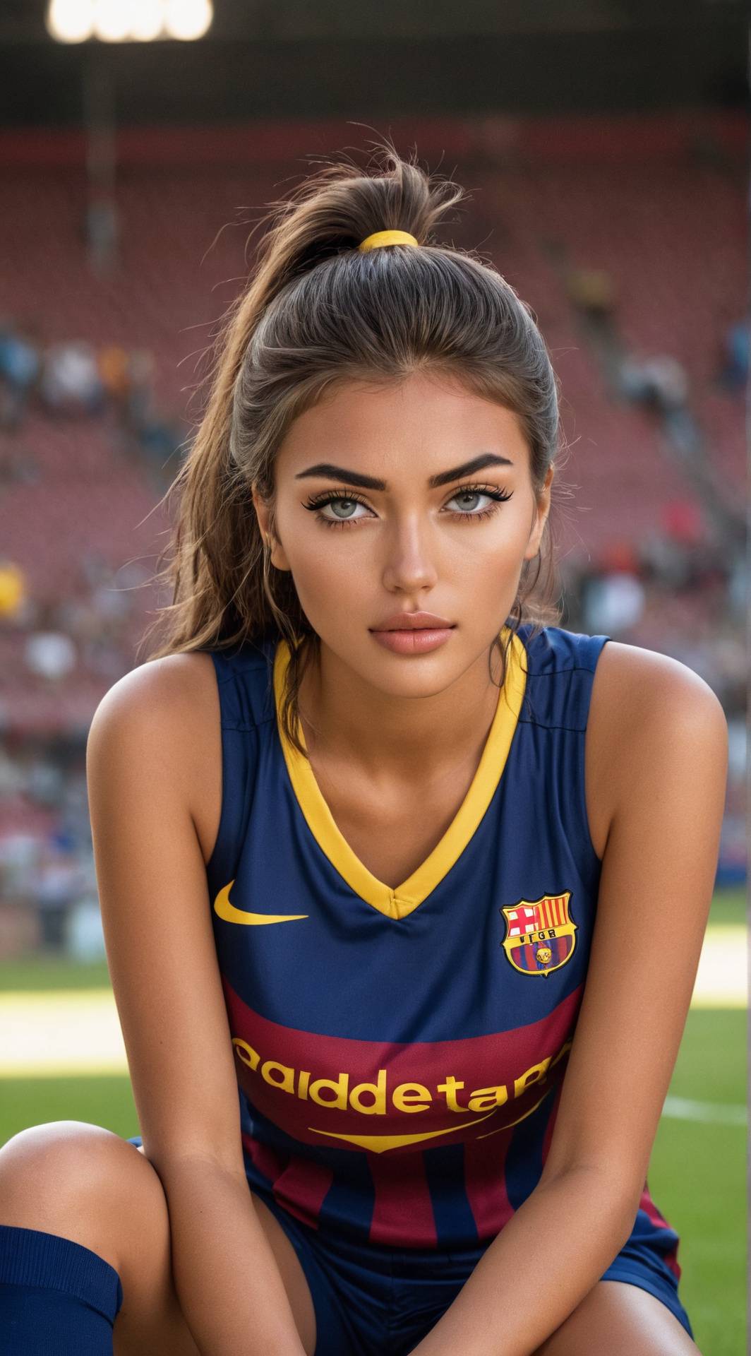 ai character: Gabriela Oliveira background
