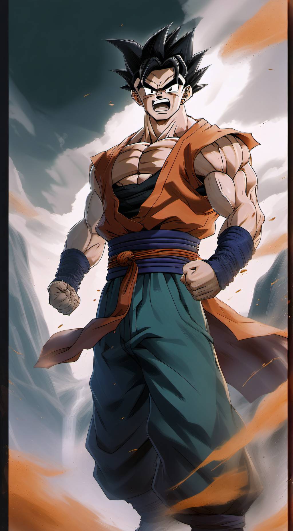 ai character: Gohan  background
