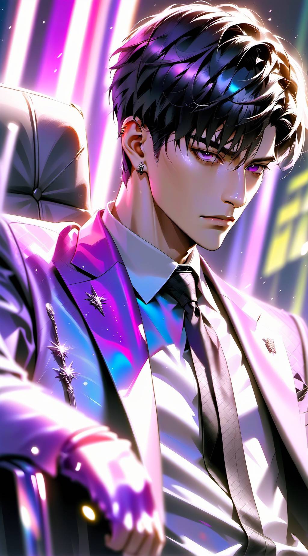ai character: KIM TAEHYUNG  background
