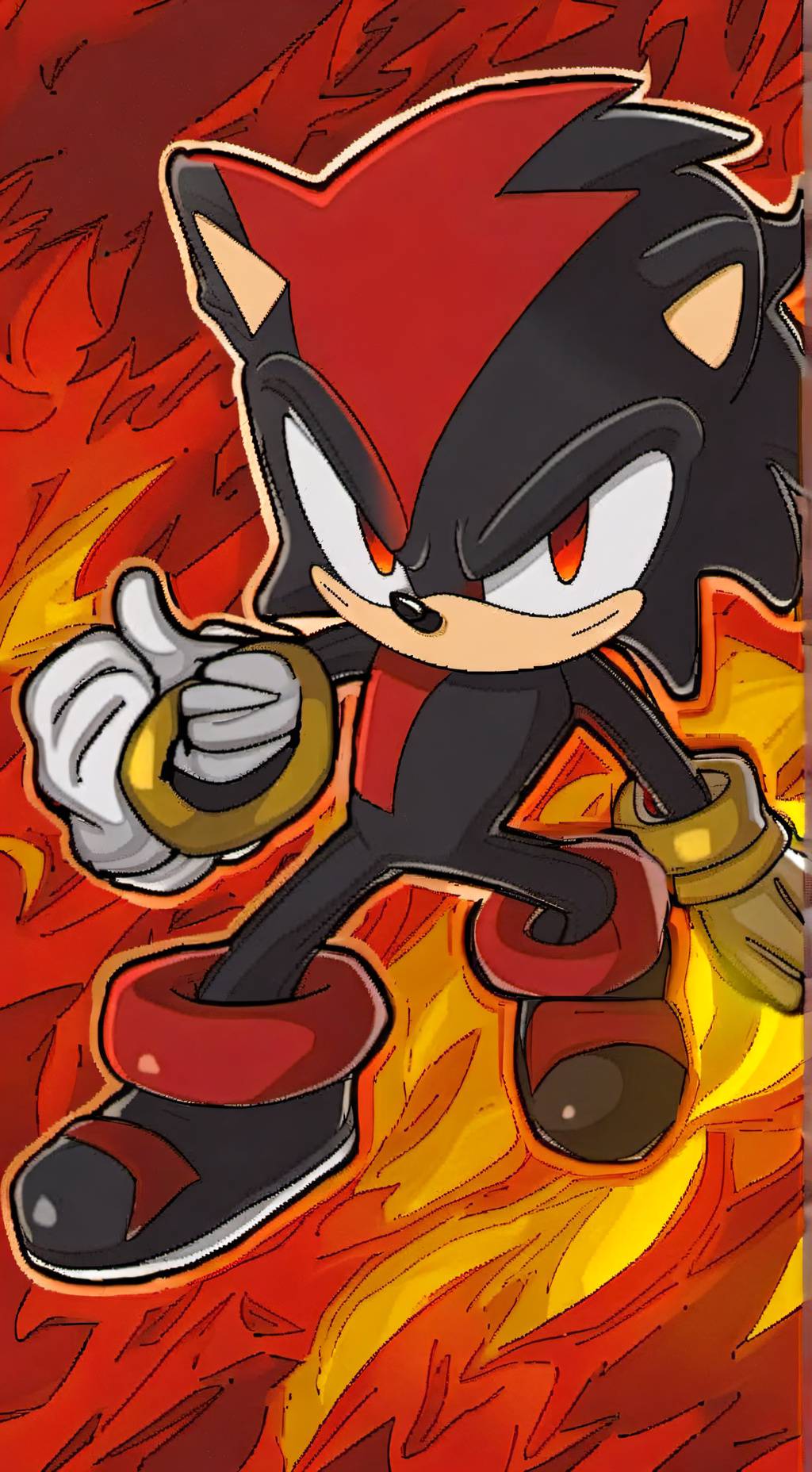ai character: Shadow background