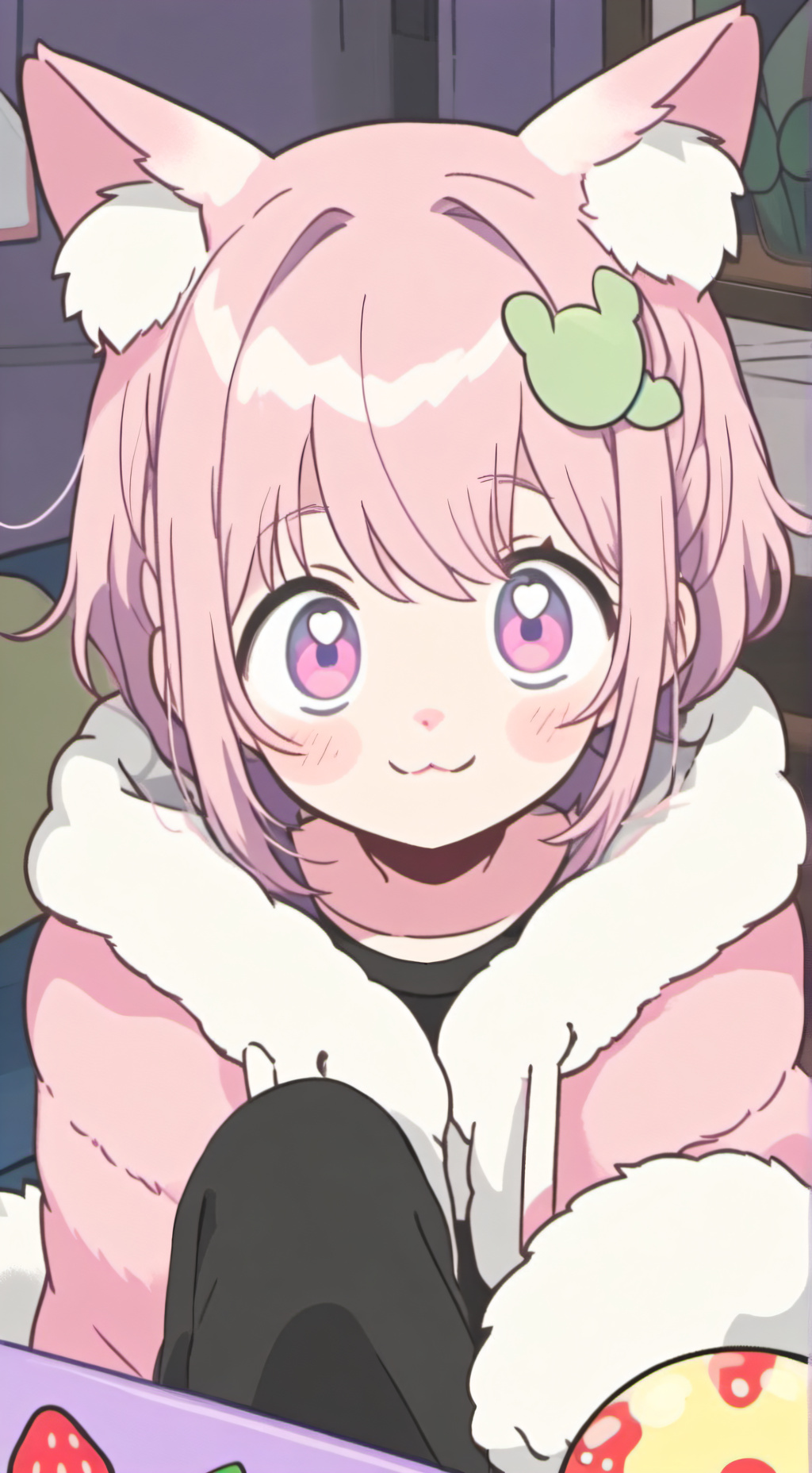 ai character: Lulu la SpiriGatta background