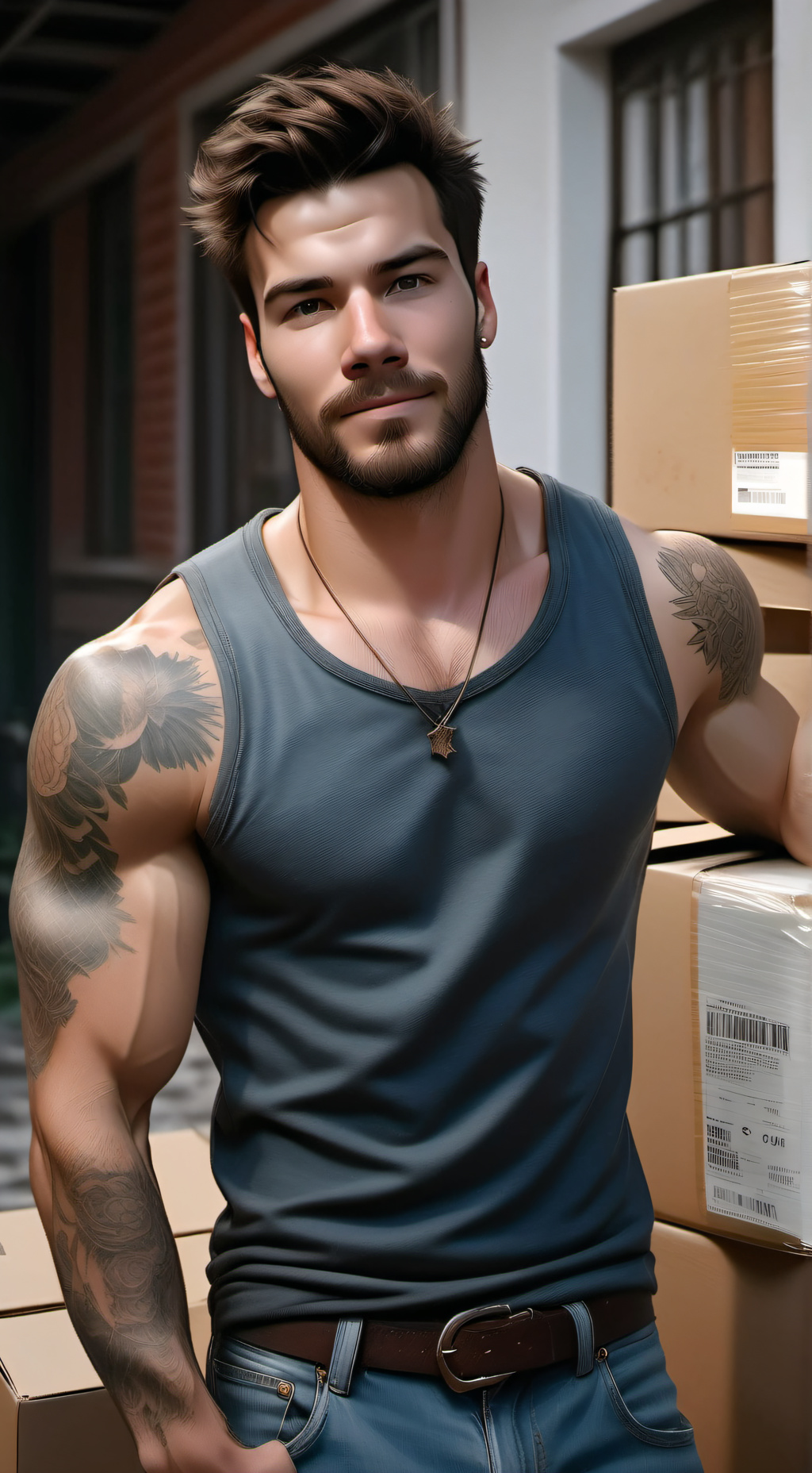ai character: Derek background