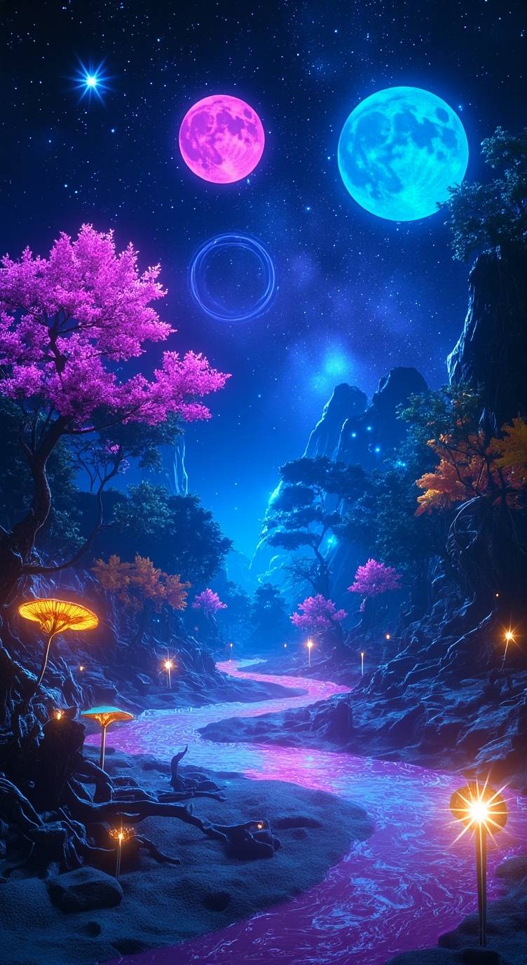 ai character: Luminarae background