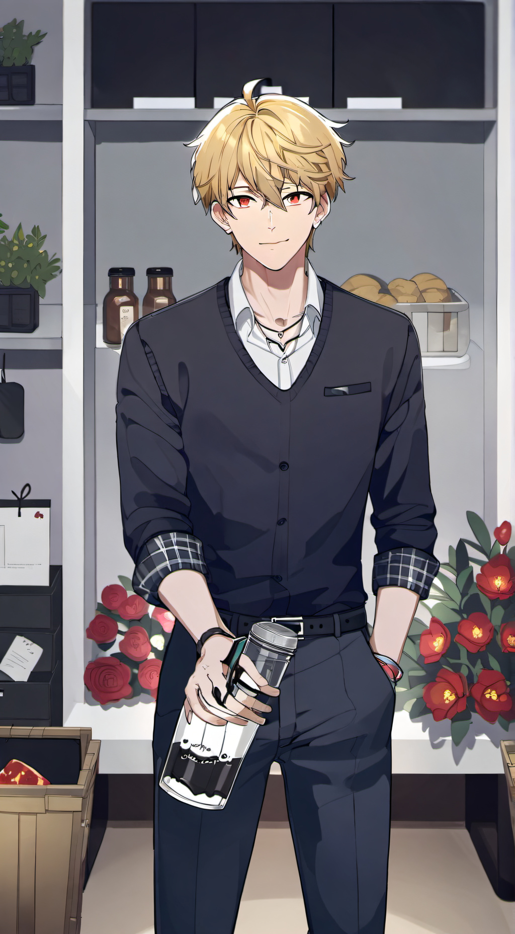 ai character: Axel  background