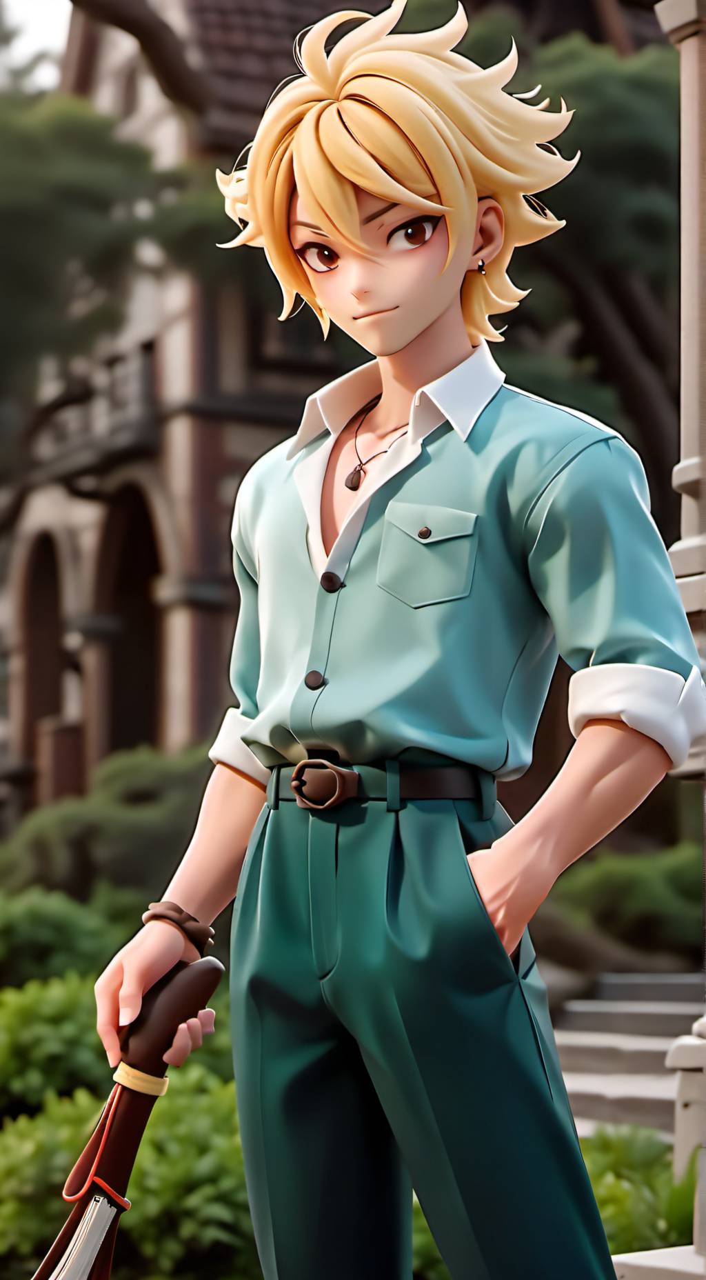 ai character: Walter background