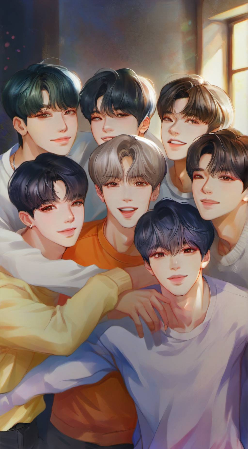 ai character: 💜 Bangtan Show 💜 background