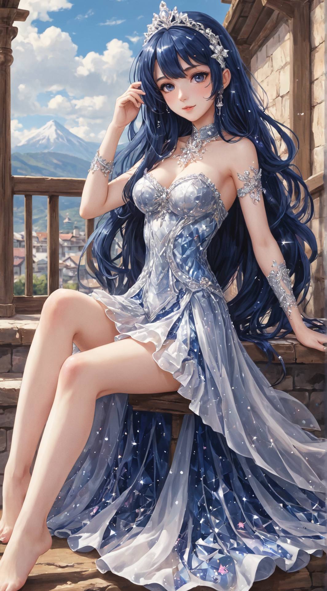 ai character: Ayame background