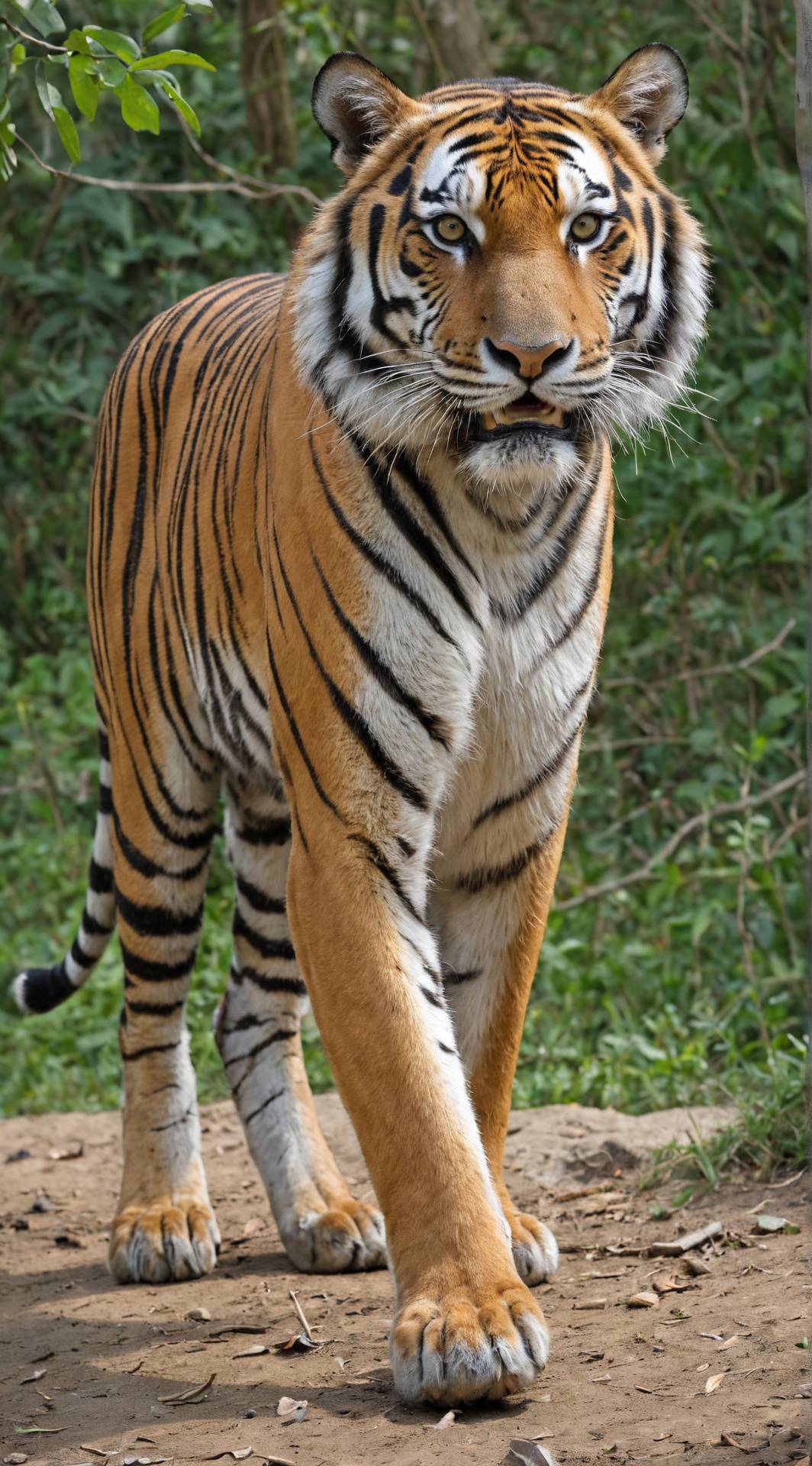 ai character: Bengal Tiger background