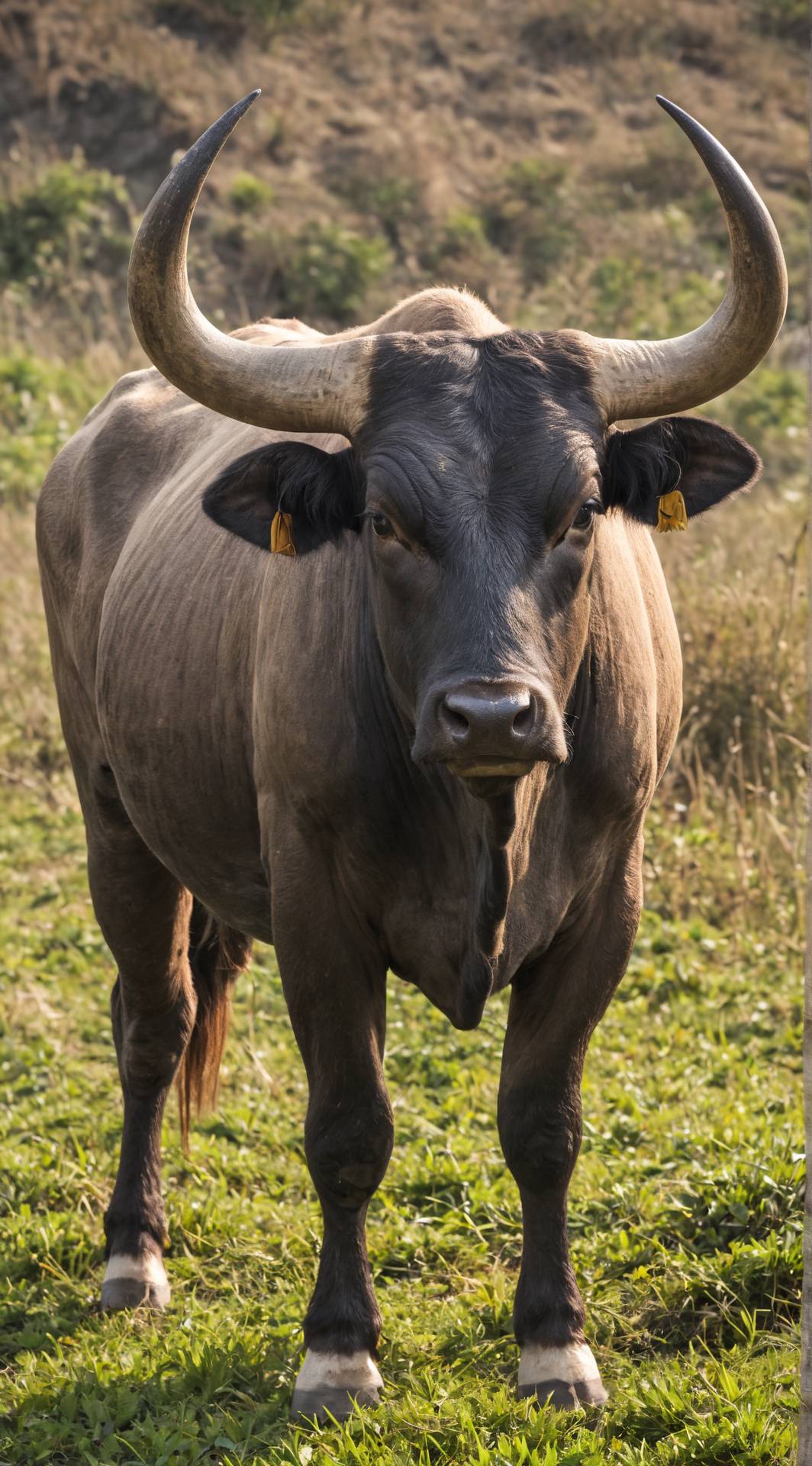 ai character: Indian Gaur background